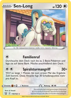 Pokémon-Karte Sen-Long 119/163