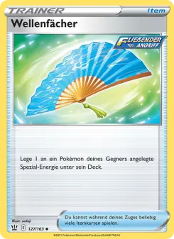 Pokémon-Karte Wellenfächer 127/163