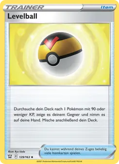 Pokémon-Karte Levelball 129/163