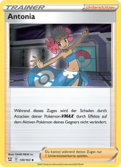 Pokémon-Karte Antonia 130/163