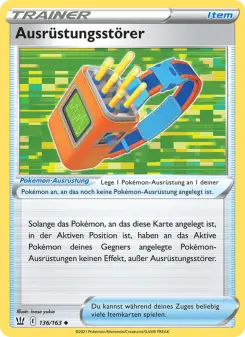 Pokémon-Karte Ausrüstungsstörer 136/163