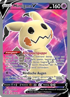 Pokémon-Karte Mimigma V 148/163