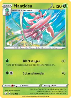 Pokémon-Karte Mantidea 015/163