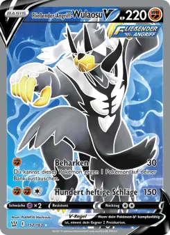 Pokémon-Karte Fließender-Angriff-Wulaosu V 152/163