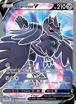 Pokémon-Karte Krarmor V 156/163