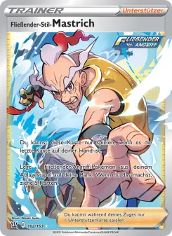 Pokémon-Karte Fließender-Stil-Mastrich 162/163