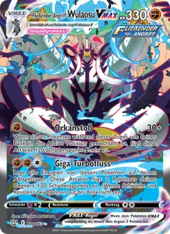 Pokémon-Karte Fließender-Angriff-Wulaosu VMAX 170/163