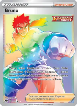 Pokémon-Karte Bruno 172/163