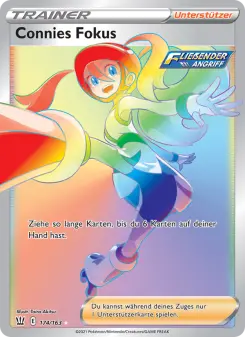 Pokémon-Karte Connies Fokus 174/163
