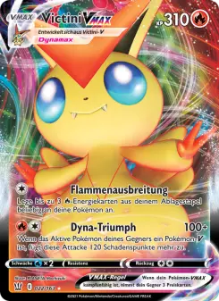 Pokémon-Karte Victini VMAX 022/163