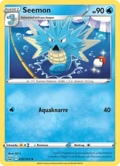 Pokémon-Karte Seemon 032/163