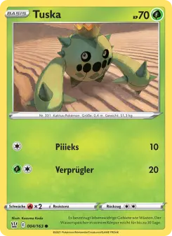 Pokémon-Karte Tuska 004/163