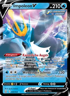 Pokémon-Karte Impoleon V 040/163
