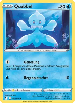 Pokémon-Karte Quabbel 041/163