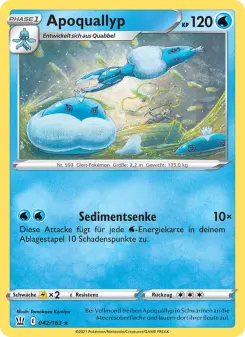 Pokémon-Karte Apoquallyp 042/163