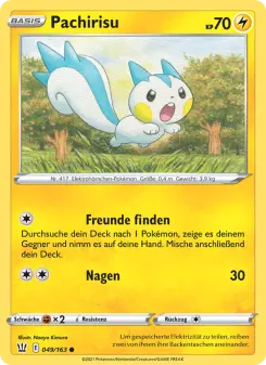 Pokémon-Karte Pachirisu 049/163