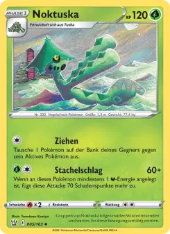 Pokémon-Karte Noktuska 005/163