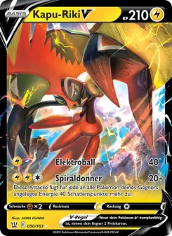 Pokémon-Karte Kapu-Riki V 050/163