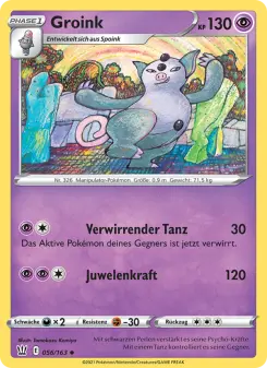 Pokémon-Karte Groink 056/163
