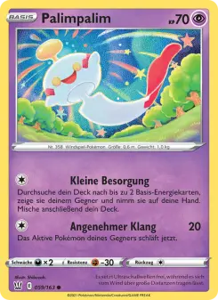 Pokémon-Karte Palimpalim 059/163