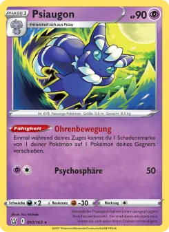 Pokémon-Karte Psiaugon 061/163