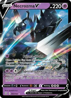 Pokémon-Karte Necrozma V 063/163