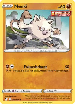 Pokémon-Karte Menki 066/163