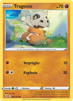 Pokémon-Karte Tragosso 069/163