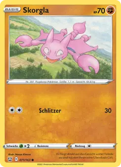 Pokémon-Karte Skorgla 071/163