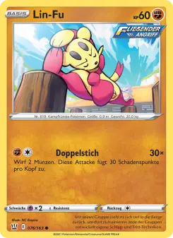 Pokémon-Karte Lin-Fu 076/163