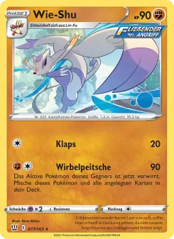 Pokémon-Karte Wie-Shu 077/163