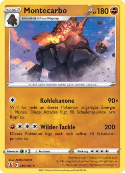 Pokémon-Karte Montecarbo 080/163