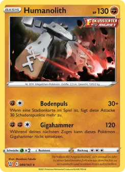 Pokémon-Karte Humanolith 084/163
