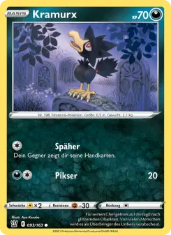 Pokémon-Karte Kramurx 093/163