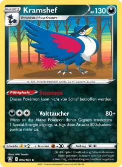 Pokémon-Karte Kramshef 094/163