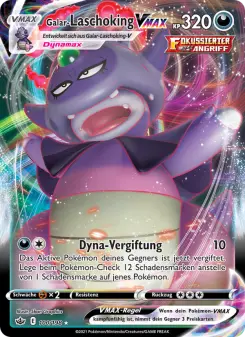 Pokémon-Karte Galar-Laschoking VMAX 100/198