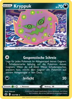 Pokémon-Karte Kryppuk 103/198