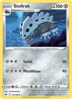 Pokémon-Karte Stollrak 110/198
