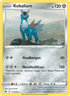 Pokémon-Karte Kobalium 114/198