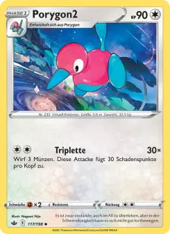 Pokémon-Karte Porygon2 117/198