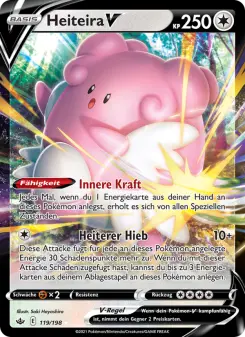 Pokémon-Karte Heiteira V 119/198