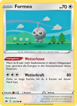 Pokémon-Karte Formeo 121/198