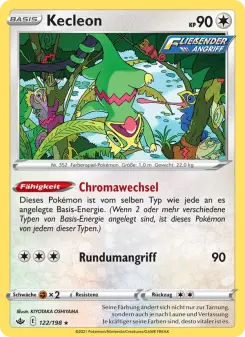 Pokémon-Karte Kecleon 122/198