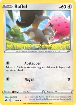 Pokémon-Karte Raffel 127/198