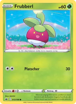 Pokémon-Karte Frubberl 013/198