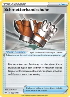 Pokémon-Karte Schmetterhandschuhe 133/198