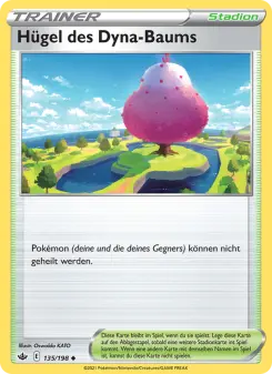 Pokémon-Karte Hügel des Dyna-Baums 135/198