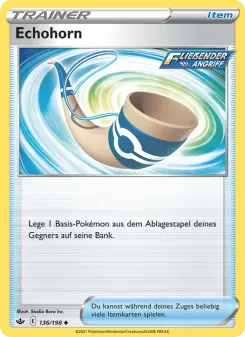 Pokémon-Karte Echohorn 136/198