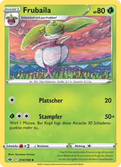 Pokémon-Karte Frubaila 014/198