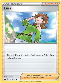 Pokémon-Karte Enia 142/198